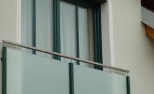 franzsischer balkon mit glasfllung